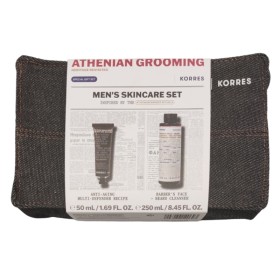KORRES Promo Athenian Grooming, Anti-Aging Multi-Defender Recipe -50ml & Barbers Face & Beard Cleanser -250ml & Νεσεσέρ, 1σετ