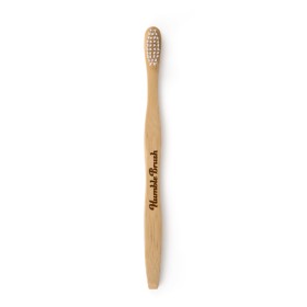 THE HUMBLE CO Humble Brush, Οδοντόβουρτσα Bamboo Ενηλίκων - Medium Λευκή