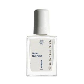 KORRES No No Nail Polish 01 Pure White, Βερνίκι Νυχιών Υψηλής Φυσικής Περιεκτικότητας - 11ml