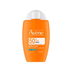 AVENE Ultra Fluid Oil Control SPF50, Λεπτόρρευστη Αντηλιακή Κρέμα Προσώπου για Λιπαρή Επιδερμίδα - 50ml