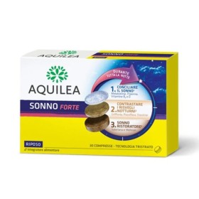 AQUILEA Sueno Forte, Συμπλήρωμα Διατροφής για Βαθύ, Ξεκούραστο & Ποιοτικό Ύπνο -30 tabs
