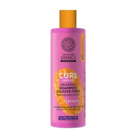 NATURA SIBERICA Oblepikha Professional Curl Control Shampoo, Σαμπουάν για Μπούκλες με 3x Ιπποφαές & Πρωτεΐνη Σίτου - 400ml