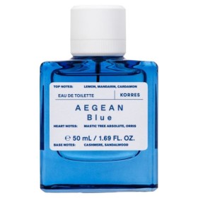 KORRES Eau De Toilette Aegean Blue,  Γυναικείο Άρωμα με Νότες από Λεμόνι, Μανταρίνι & Κάρδαμο -50ml