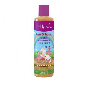CHILDS FARM Hair & Body Wash Blackberry,  Παιδικό Σαμπουάν & Αφρόλουτρο 2 σε 1 - 250ml