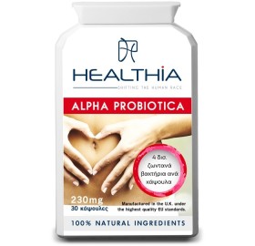 HEALTHIA Alpha Probiotica 230mg -  30 κάψουλες