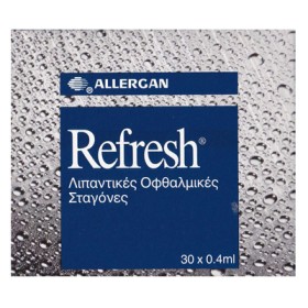 ALLERGAN Refresh - Λιπαντικές Οφθαλμικές Σταγόνες 30x0.4ml