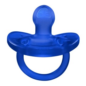 CHICCO Physio Soft, Πιπίλα Όλο Σιλικόνη, Μπλέ 16-36m