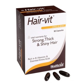 HEALTH AID Hair-Vit, Βιταμίνες για Υγιή Μαλλιά - 90caps