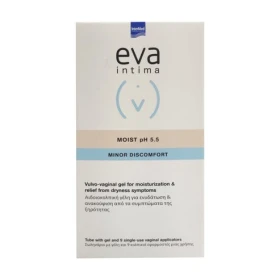 INTERMED Eva Intima Moist Gel pH 5.5, Κολπική Γέλη σε Εφαρμοστές Μιας Χρήσης - 9τεμ.