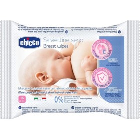 CHICCO Breast Wipes Μαντηλάκια Καθαρισμού Στήθους για το Θηλασμό - 16τμχ