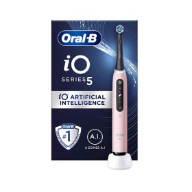 ORAL-B iO Series 5 Pink, Ηλεκτρική Οδοντόβουρτσα Ροζ & Δώρο Θήκη Ταξιδίου -1τεμ
