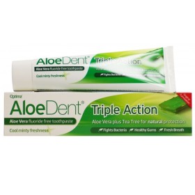 OPTIMA Aloe Dent Triple Action, Οδοντόκρεμα με Aλόη - 100ml