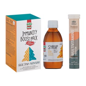 KAISER Immunity Boost Pack, Classic Syrup, Φυτικό Σιρόπι για τον Λαιμό - 200ml & Multivitamin, Πολυβιταμίνες - 20αναβρ. δισκ.