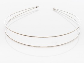 MATILDA Στέκα Μαλλιών Μεταλλική Ασημί