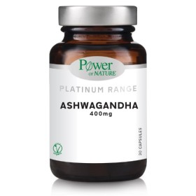 POWER OF NATURE Ashwagandha 400mg, Εκχύλισμα Ρίζας Ασβαγκάντα - 30caps