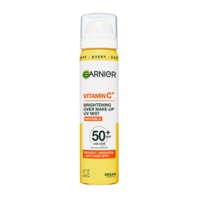 GARNIER Vitamin C Brightening Over Make Up UV Mist SPF50+, Σπρέυ Προσώπου με Πολύ Υψηλή Αντηλιακή Προστασία - 75ml