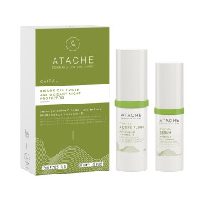 ATACHE C Vital Set Active, Serum Pure Vitamin C, Αντιρυτιδικός Ορός - 15ml & Active Fluid Vitamin E, Αντιρυτιδική Λεπτόρευστη Κρέμα - 30ml