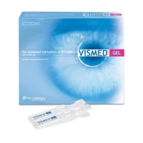 VISMED Eye Gel 0,3%, Οφθαλμικές Σταγόνες -  20 Monodoses x 0,45ml