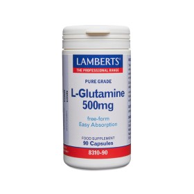 LAMBERTS L-Glutamine 500mg, Συμπλήρωμα Διατροφής με Γλουταμίνη - 90caps