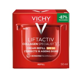 VICHY Liftactiv Collagen Specialist 16 SPF50 Cream Refill, Κρέμα Ημέρας που Ενισχύει το Κολλαγόνο, Δοχείο Aναπλήρωσης - 50ml