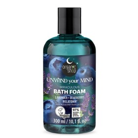 NATURA SIBERICA Organic Shop Unwind Your Mind Bath Foam, Χαλαρωτικός Αφρός Μπάνιου με Λεβάντα, Blueberry & Μελατονίνη -300ml