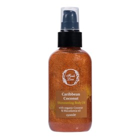 FRESH LINE Shimmering Body Oil, Caribbean Coconut, Ξηρό Λάδι Λάμψης Σώματος - 150ml