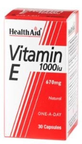 HEALTH AID Vitamin E 1000iu - 30caps