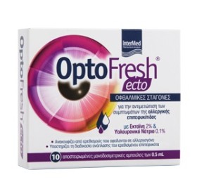 INTERMED OptoFresh Ecto, Οφθαλμικές Σταγόνες - 10 αμπούλες x 0.5ml