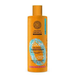 NATURA SIBERICA Oblepikha Professional Color Conditioner, Κρέμα Μαλλιών Προστασίας Χρώματος, με 3x Ιπποφαές & Amino Plex - 400ml
