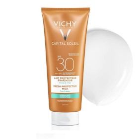 VICHY Capital Soleil  Fresh Protective Milk SPF30, Αντηλιακό Γαλάκτωμα Προσώπου & Σώματος - 300ml