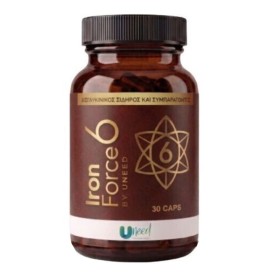 UNEED Iron Force 6, Συμπλήρωμα Διατροφής με Σίδηρο -30caps