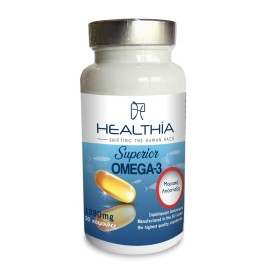 HEALTHIA Superior Omega 3 1380mg, Συμπλήρωμα Διατροφής με Ω3 Λιπαρά Οξέα - 30caps
