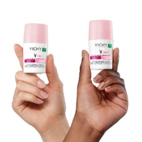 VICHY Deodorant Roll- On  Ideal Finish 48h, Αποσμητικό για Βελτίωση Υφής της Επιδερμίδας - 50ml
