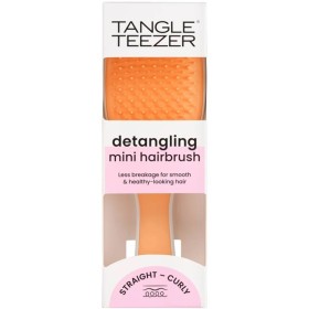 TANGLE TEEZER Detangling Mini Hairbrush, Straigth- Curly, Ice Blue & Orange, Μικρή Βούρτσα Ξεμπερδέματος Μαλλιών - 1τεμ