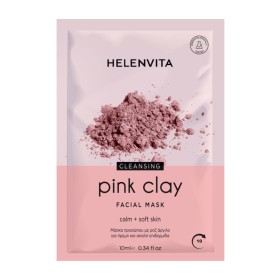 HELENVITA Pink Clay Cleansing Mask, Μάσκα Προσώπου με Ροζ Άργιλο για Απαλό Καθαρισμό - 10ml