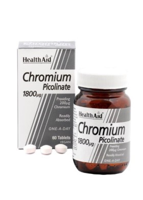 HEALTH AID Chromium Picolinate 1800μg - 60tabs
