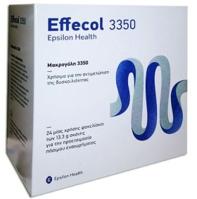 EPSILON HEALTH  Effecol 3350 Οσμωτικό Υπακτικοί - 24 φακελίσκοι x 13,3g