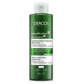 VICHY Dercos Anti Dandruff K Depp Purifying Shampoo,  Σαμπουάν κατά της Πιτυρίδας  - 250ml