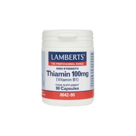 LAMBERTS Thiamin 100mg (Vitamin B1), Συμπλήρωμα Διατροφής με Θειαμίνη -  90caps