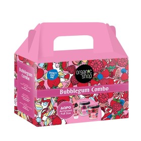 NATURA SIBERICA Body Desserts Bubblegum Combo, Sweet Lollipop, Απολεπιστικό Σώματος Λείανσης - 450ml & Fluffy Marshmallow, Θρεπτική Κρέμα Σώματος - 450ml  & ΔΩΡΟ Αντηλιακό Προσώπου - 50ml