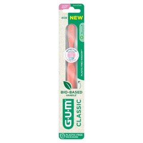 GUM Classic Ultra Soft Bio Based Toothbrush, 408, Πολύ Μαλακή Οδοντόβουρτσα - 1τεμ