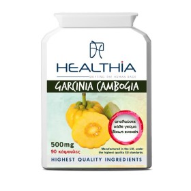HEALTHIA Garcinia Cambogia, Γκαρσίνια Καμπότζια 500mg - 90caps