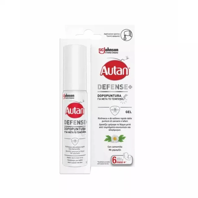 AUTAN Defence+ After Byte Gel, Γέλη για Μετά τα Τσιμπήματα - 25ml